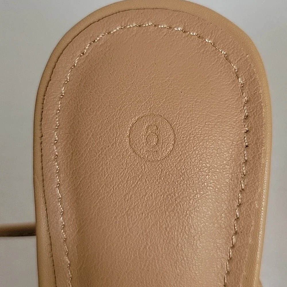 Women's Sandals, Square Open Toe, Chunky Block Heel, Ankle Strap - Picture 8 of 9